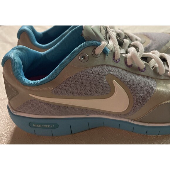 Women’s Nike Free XT Everyday size 6.5 gray white and teal Fly wire density foam - Picture 3 of 10
